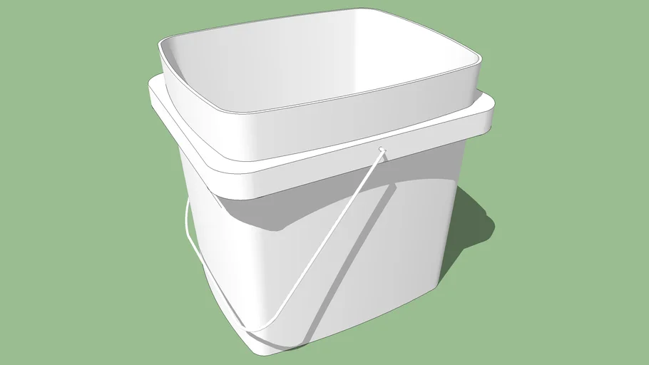 kitty litter bucket 3D Warehouse