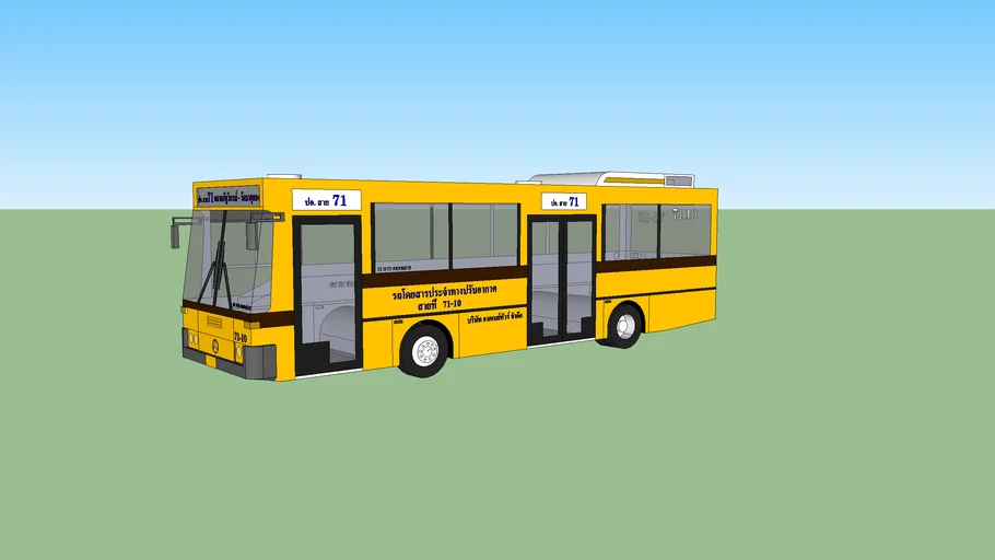 BMTA Bus - Mercedes-Benz O 402 | 3D Warehouse