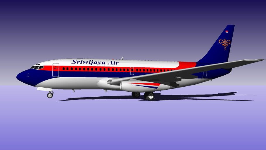 Sriwijaya Air B 737-200 2002 | 3D Warehouse