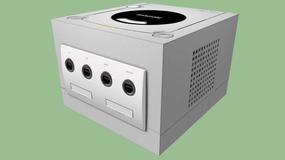 Nintendo Gamecube Game Console - Silver \ White | 3D Warehouse