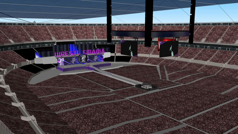 wwe wrestlemania 31 stage