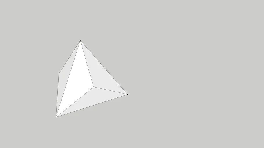 Triakis Tetrahedron | 3D Warehouse