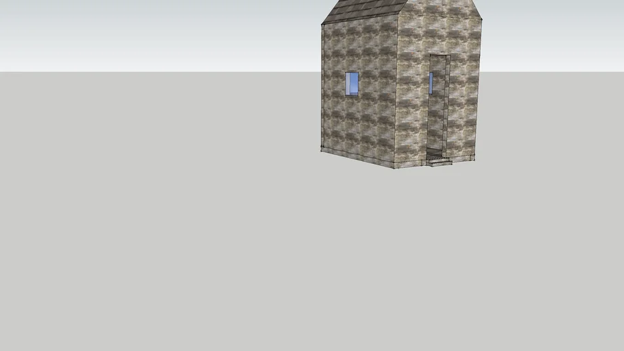 one room cracker jack house 3D Warehouse