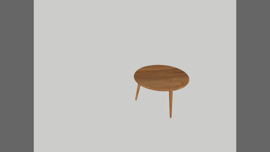 WOOD ROUND TABLE