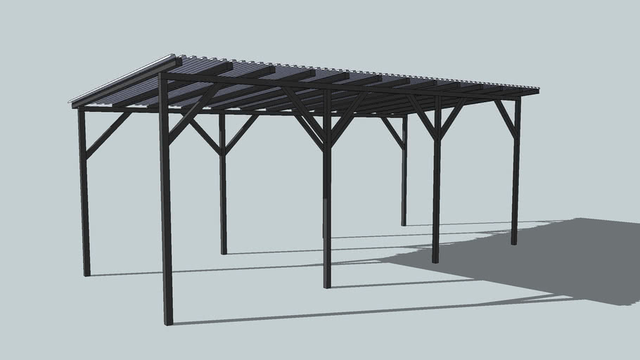 Carport - easy construction | 3D Warehouse