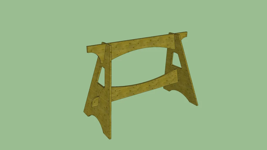 knock-down-sawhorse-3d-warehouse