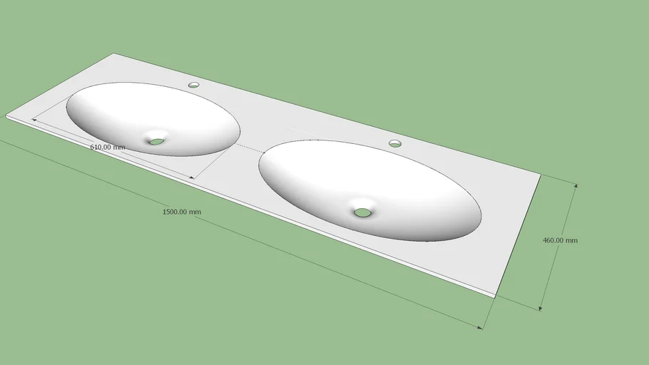 Custom-Made Cupid 150 Countertop Washbasin | 3D Warehouse