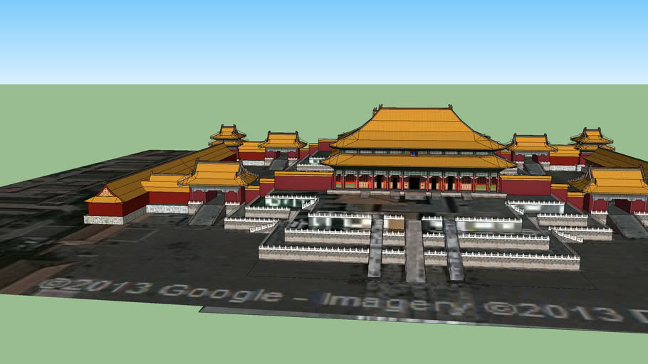 故宫博物院太和殿建筑群 3d Warehouse