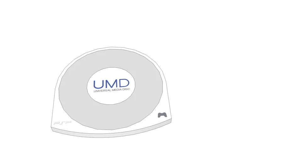 PSP UMD 3D Warehouse