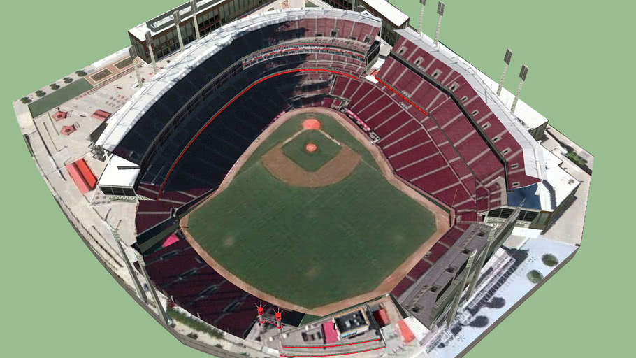 Great American Ballpark 3D Warehouse