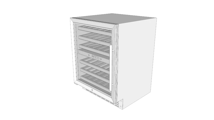 Undercounter Wine Cooler 3D Warehouse