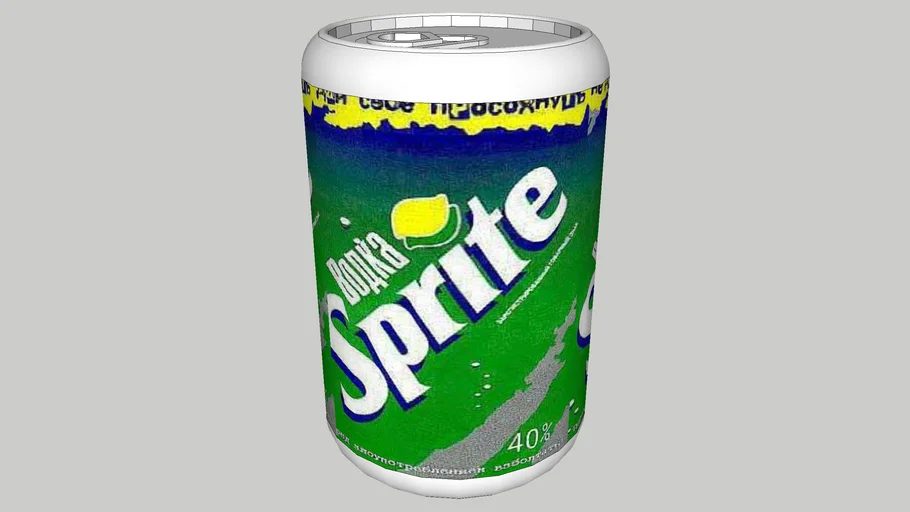 LATA DE REFRESCO SPRITE VERDE 2 | 3D Warehouse