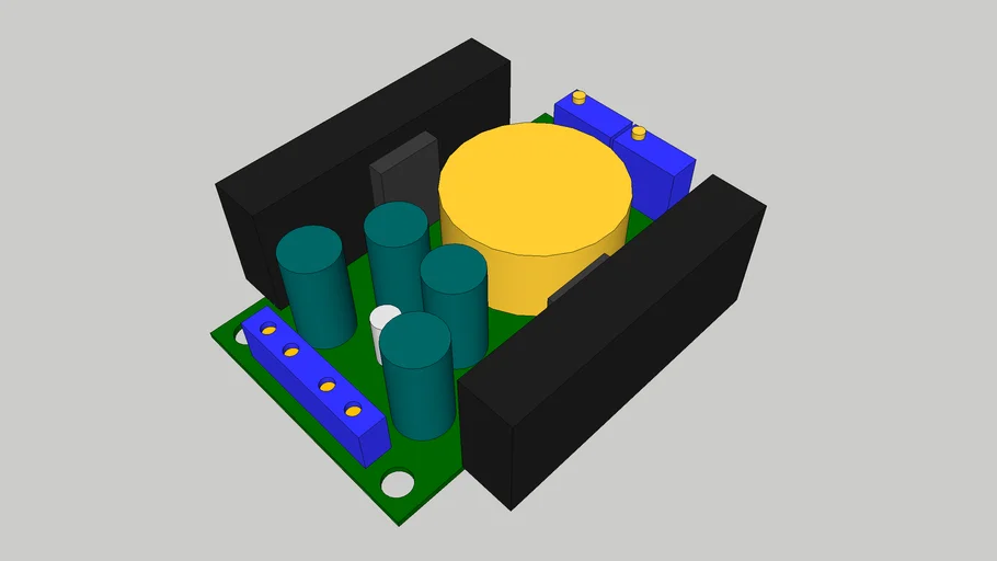Buck Converter Step Down DC DC | 3D Warehouse