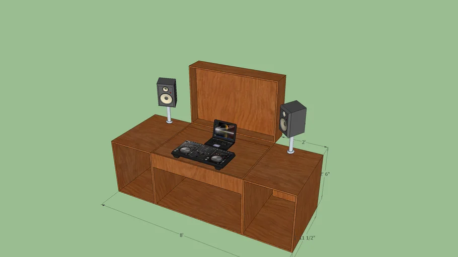 Dj work station 3D Warehouse
