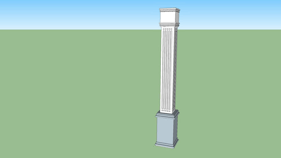 Square column | 3D Warehouse