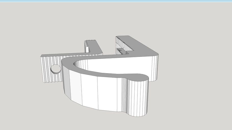 Longer Cubicle Hook 3D Warehouse