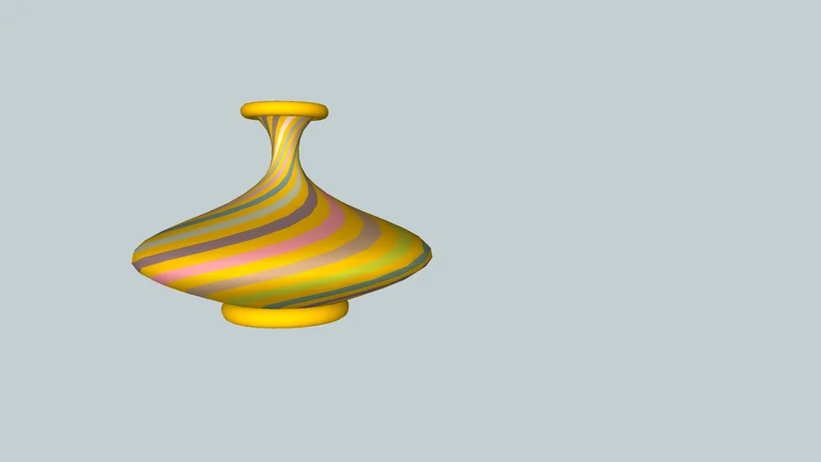Flat Base Pot | 3D Warehouse
