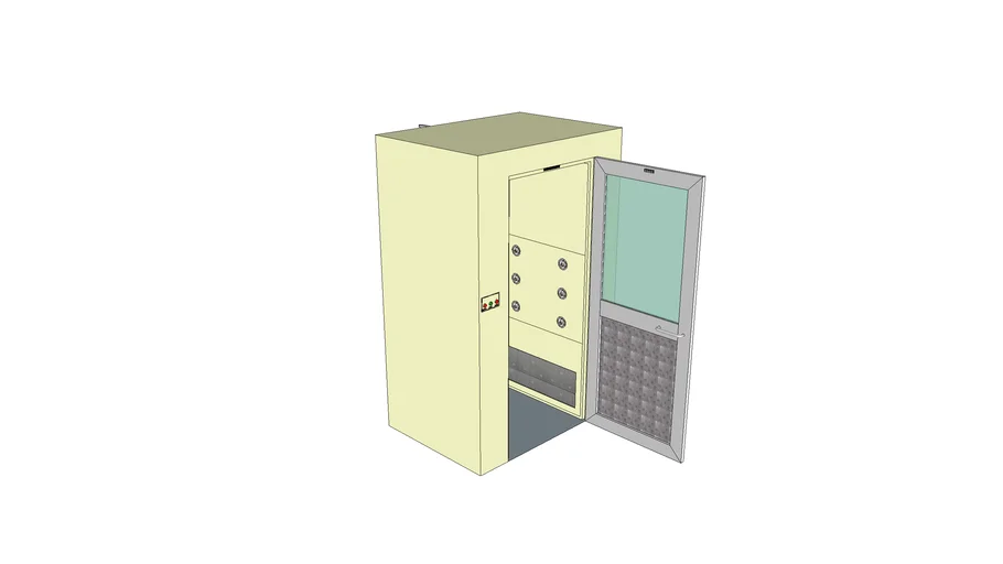 Airshower AS1 Single Door By S.P.B. Engineering www.spbengineering.com