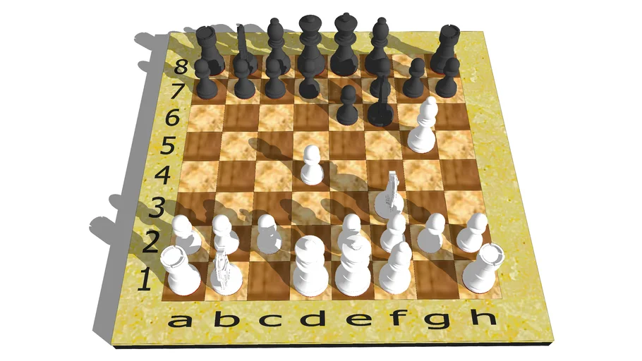 Chess - Semi-closed game opening | 3D Warehouse