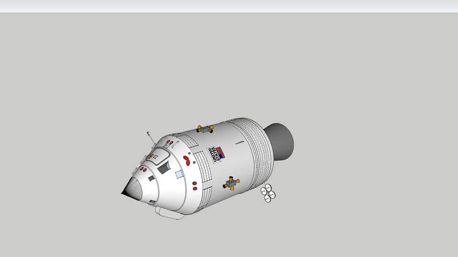 Apollo Block 1 Command Module 3D Warehouse