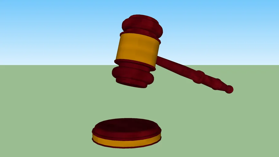 The Judge's Gavel 3D Warehouse
