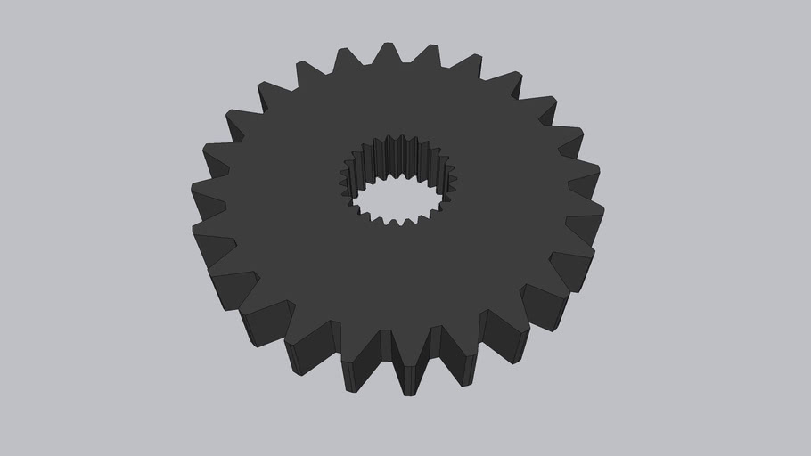 Servo mount gear 32 pitch 24 tooth Servo Gear for 25T spline 3D