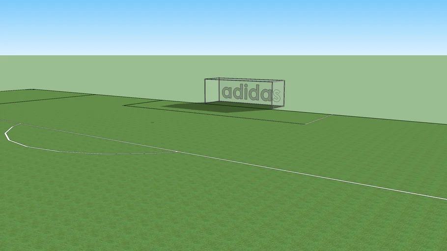 Football/Soccer ground/pitch/field 3D Warehouse