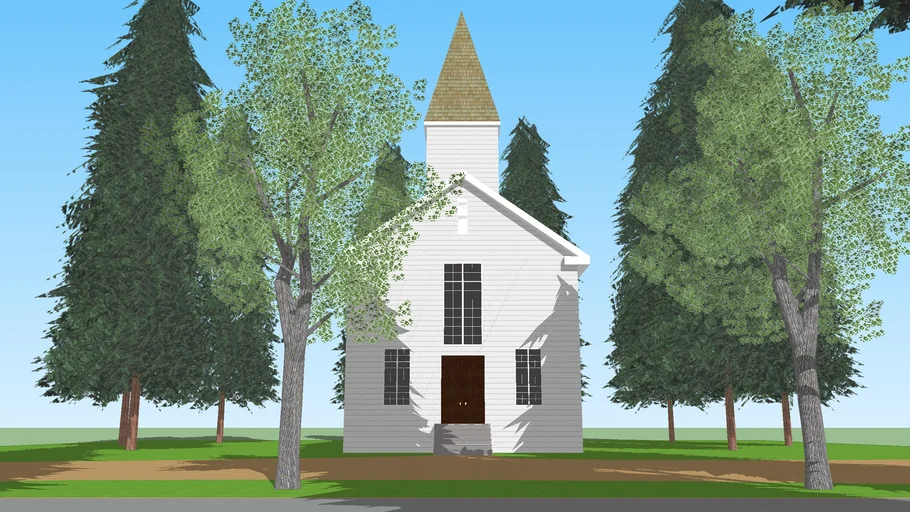 Divine Mercy Catholic Church (1917-1963) | 3D Warehouse