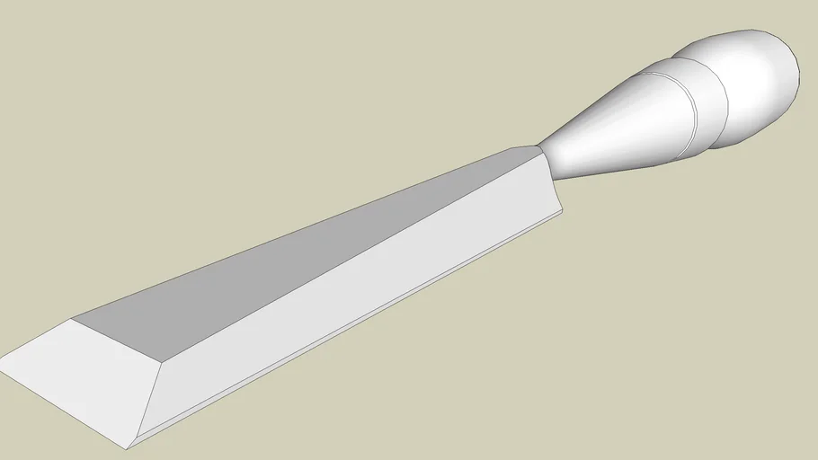 3/4' Stanley 750 chisel | 3D Warehouse