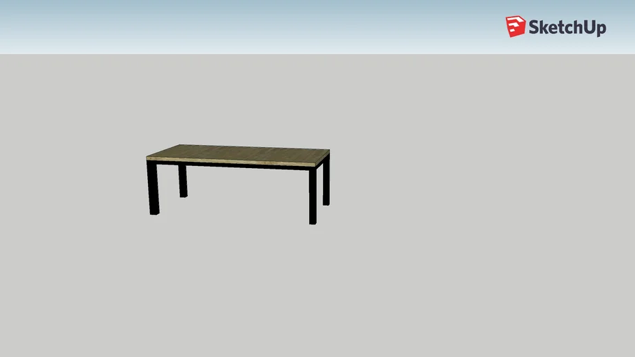 Montego Dining Table 1 3d Warehouse 0450