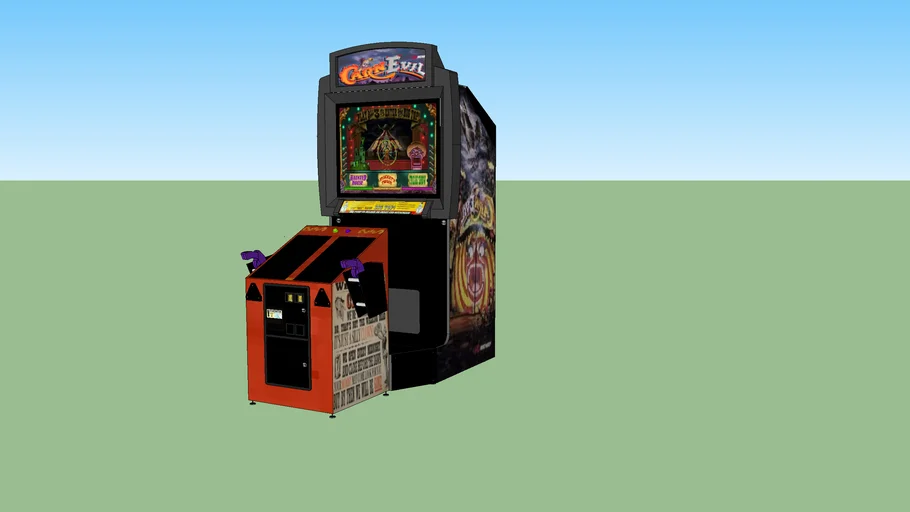 Carnevil (Showcase Cabinet) Arcade | 3D Warehouse