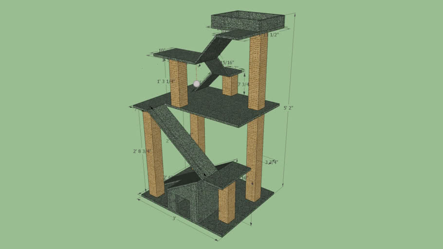 Cat Condo 3D Warehouse