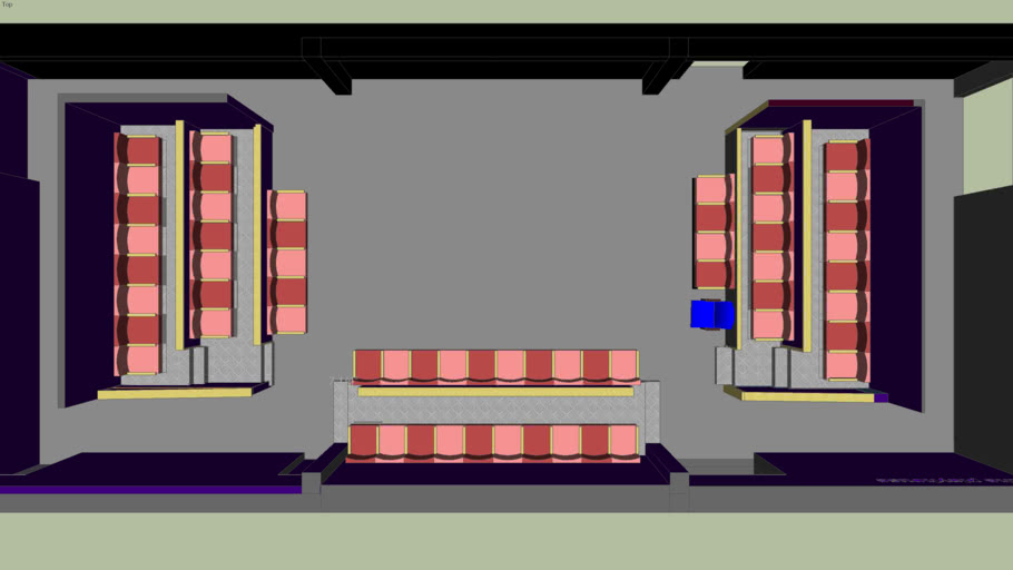 The Playhouse Cellar stage ground plan | 3D Warehouse