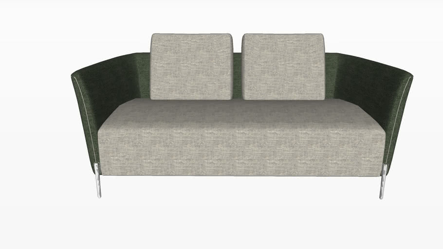 Natuzzi Duse Sofa 2829 005 3D Warehouse