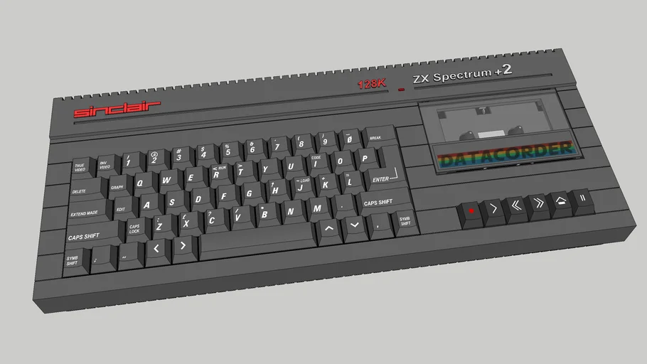 ZX Spectrum +2 | 3D Warehouse