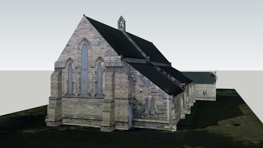 St Marks, Great Wyrley 1844 3D Warehouse