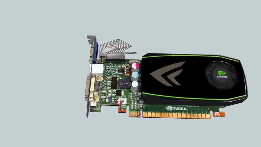 Nvidia GeForce GT430 Low Profile Official board | 3D Warehouse