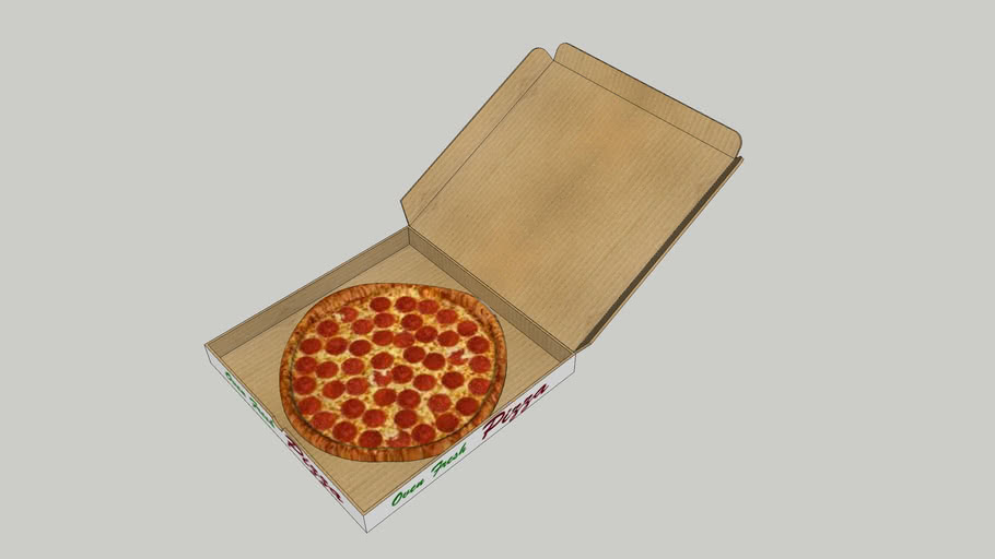 PIZZA BOX 2 (vray ready) | 3D Warehouse