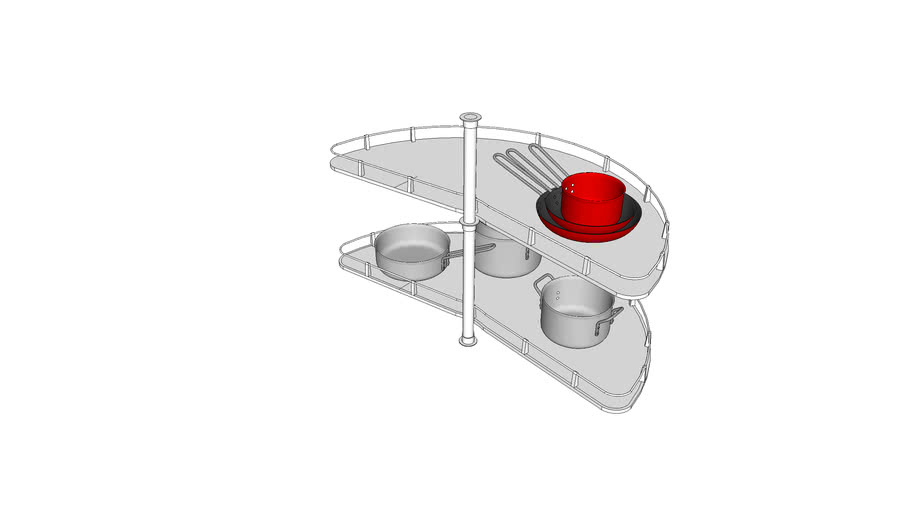 IKEA UTRUSTA CAROUSEL CORNER 102cm 3D Warehouse