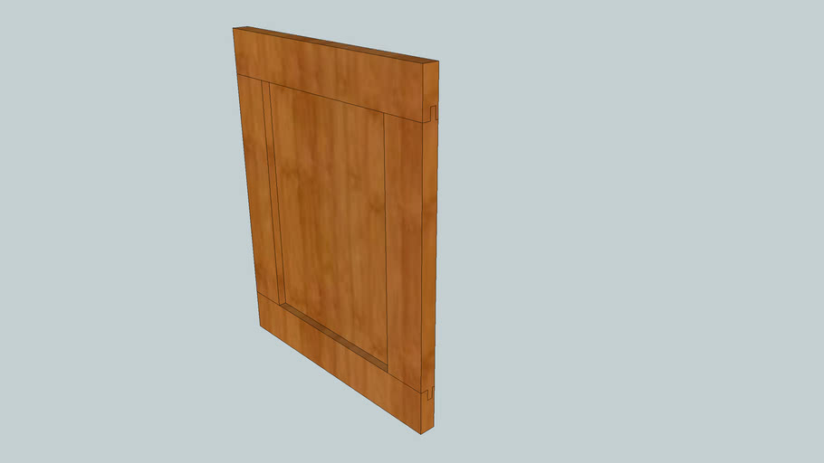 Flat Panel Shaker Door