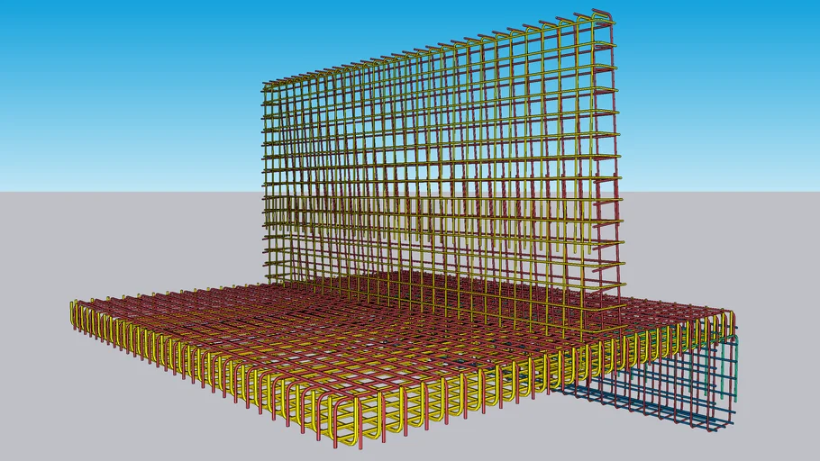 Typical Reinforced concrete Retaining Wall | 3D Warehouse