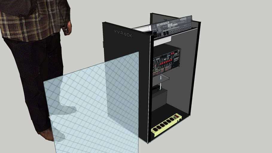 Pro AV Equipment Rack | 3D Warehouse
