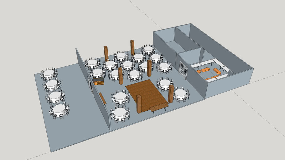 Wedding Reception Layout | 3D Warehouse