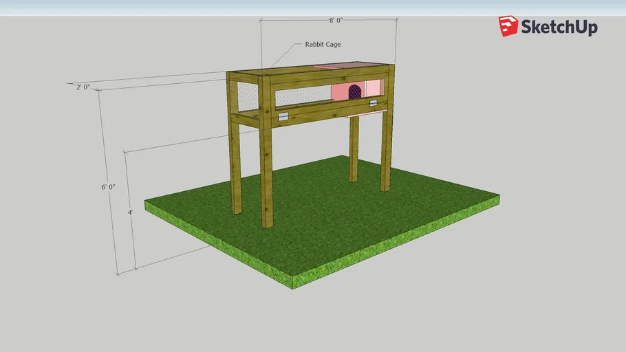 Rabbit Cage | 3D Warehouse