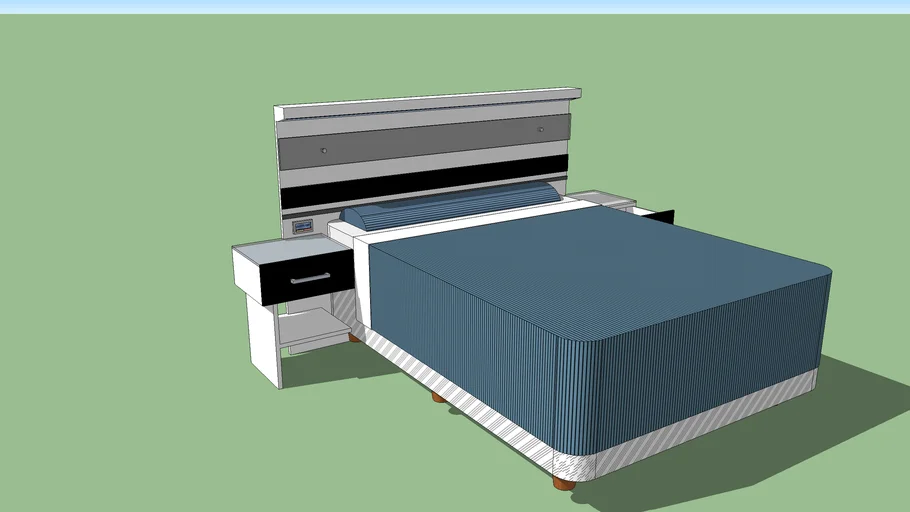 cama 2 plazas - - 3D Warehouse