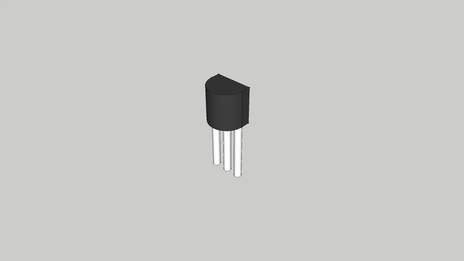 TO92 Transistor | 3D Warehouse