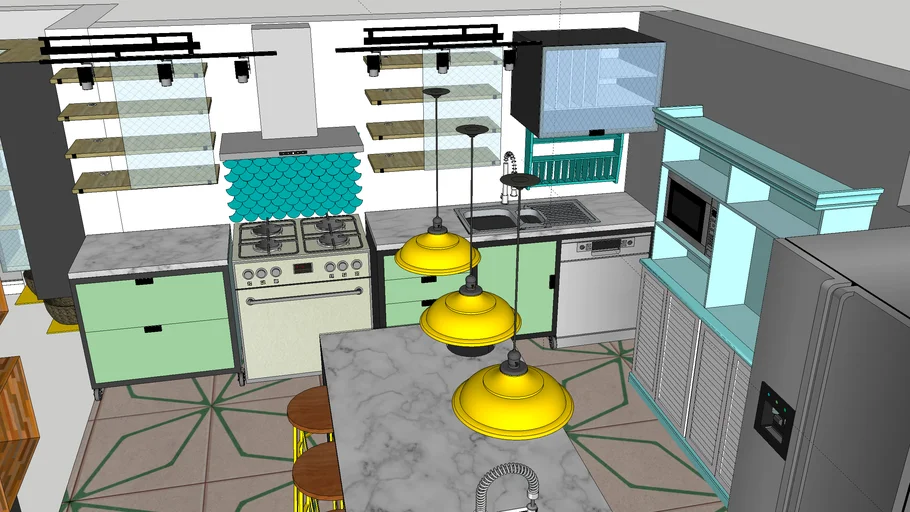 Kitchen Design | 3D Warehouse