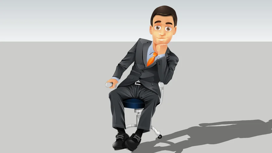 Businessman Sitting