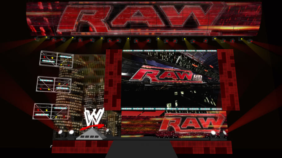 wwe raw hd stage