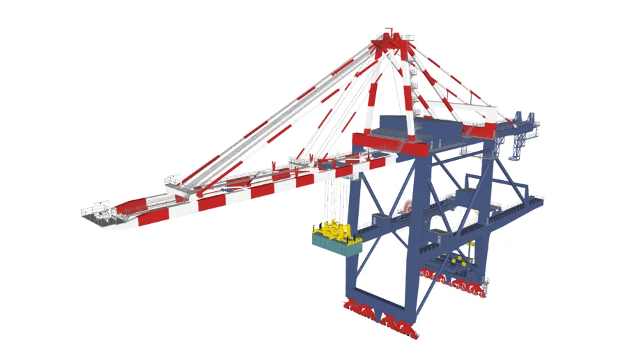 Super Post Panamax Container Quay Crane